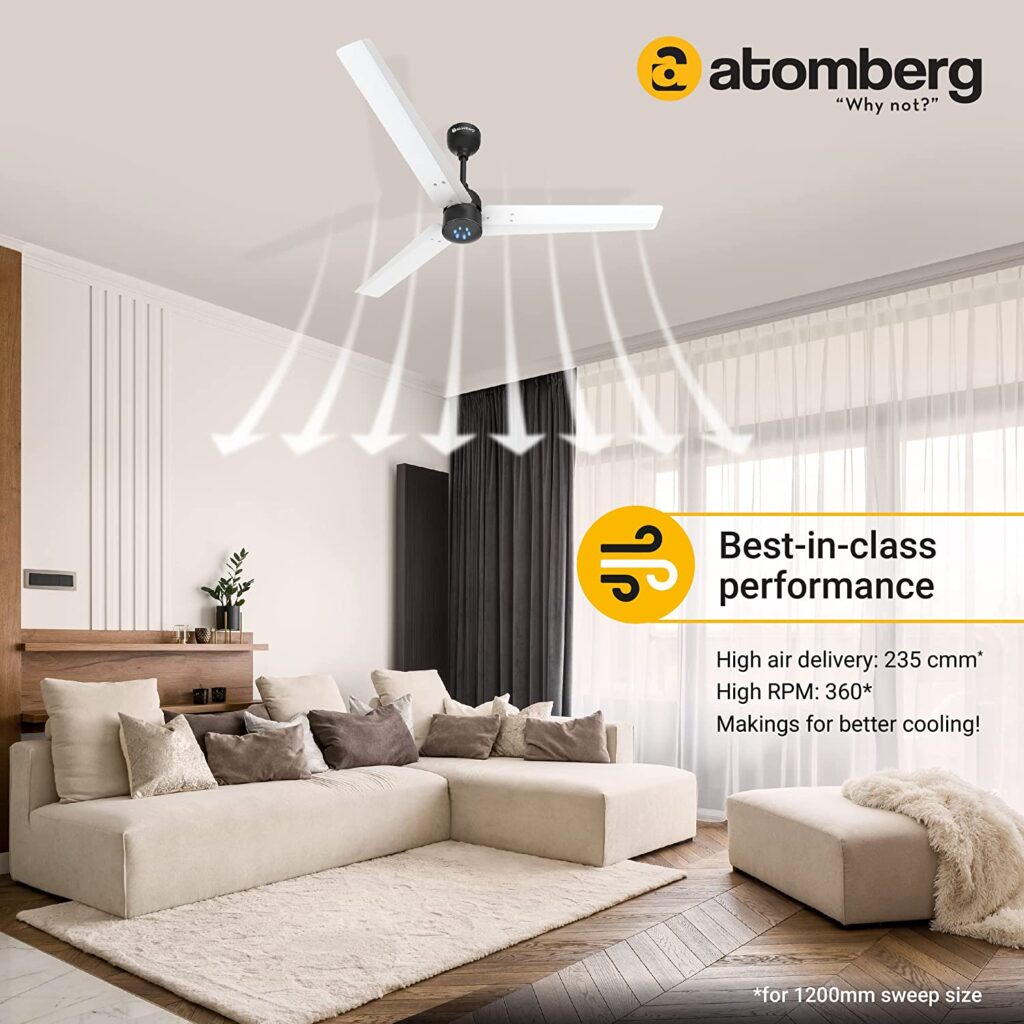 Review of the Atomberg Renesa 1200mm Fan 3 Atomberg Renesa BLDC Fan review