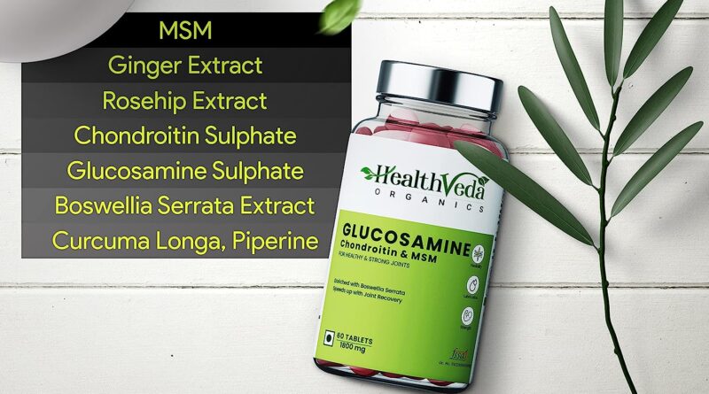 Health Veda Organics Plant Based Glucosamine Chondroitin & MSM 2000 mg review