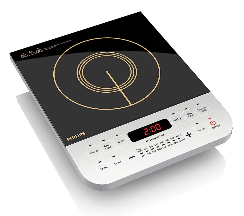 Philips Viva Collection HD4928/01 2100-Watt Induction Cooktop 2 Philips Viva Collection HD4928:01 2100-Watt Induction Cooktop